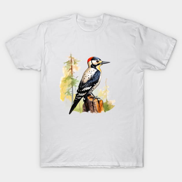 Woodpecker T-Shirt by zooleisurelife